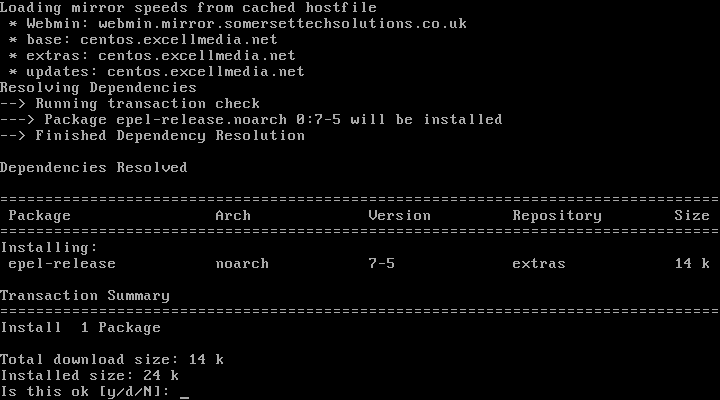 启用Epel仓库 启用Epel仓库