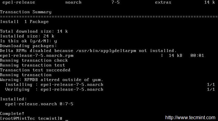 安装 Epel 库 安装 Epel 库