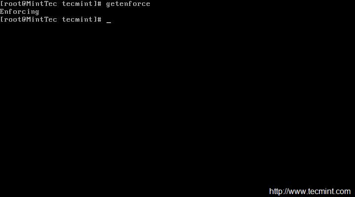 查看 SELinux 模式 查看 SELinux 模式