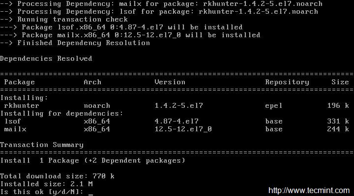安装 Rootkit Hunter 安装 Rootkit Hunter