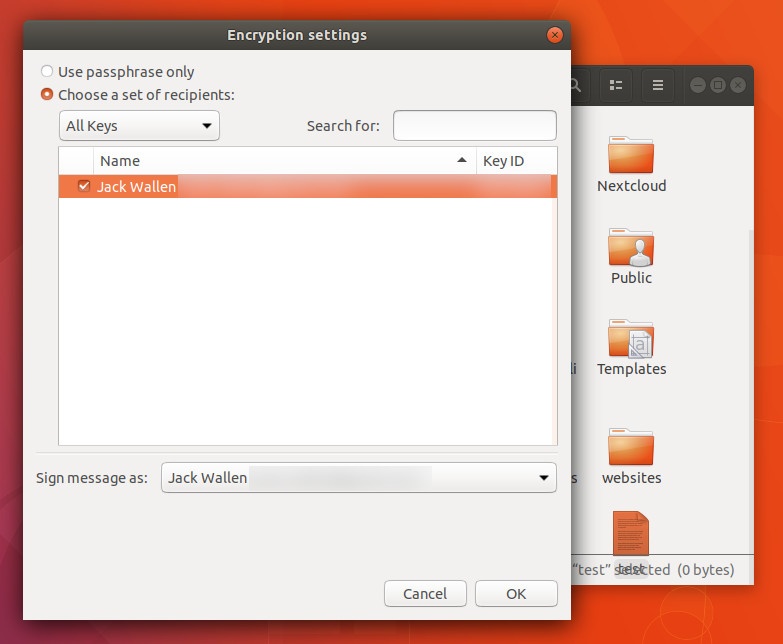 图2:选择收件人和签名者。 图2:选择收件人和签名者。