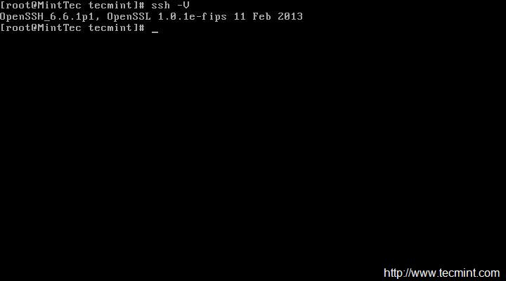 检查 SSH 版本 检查 SSH 版本