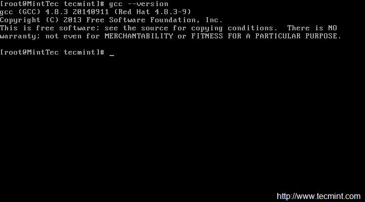 检查 GCC 版本 检查 GCC 版本