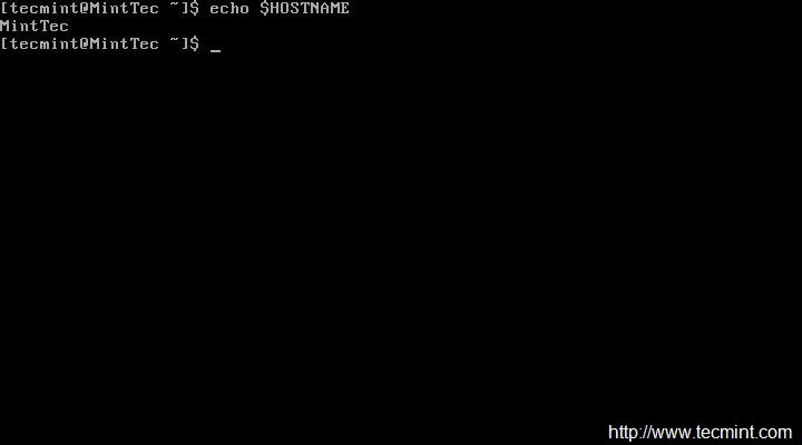 确认主机名称 确认主机名称