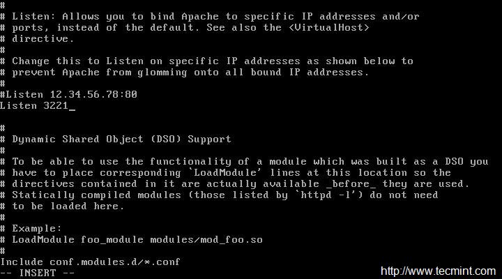 更改 Apache 端口 更改 Apache 端口