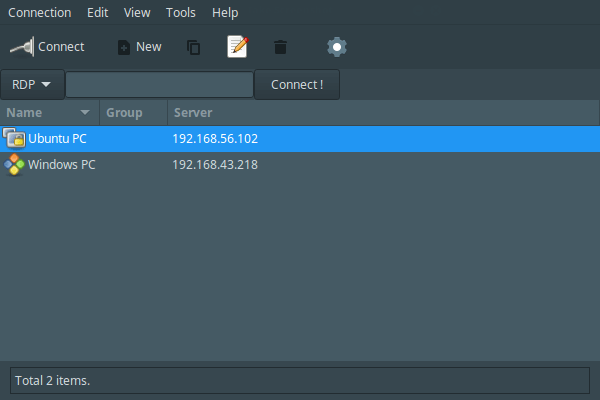 Remmina 桌面共享工具