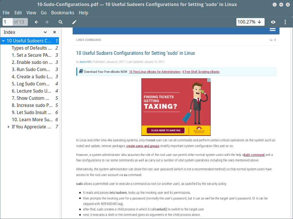 在 PDF 中浏览网页 在 PDF 中浏览网页