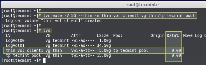 列出逻辑卷 列出逻辑卷
