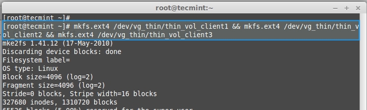 创建文件系统 创建文件系统