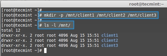 创建挂载点 创建挂载点