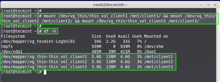 显示挂载点 显示挂载点