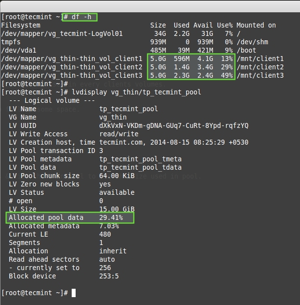 检查挂载点大小 检查挂载点大小