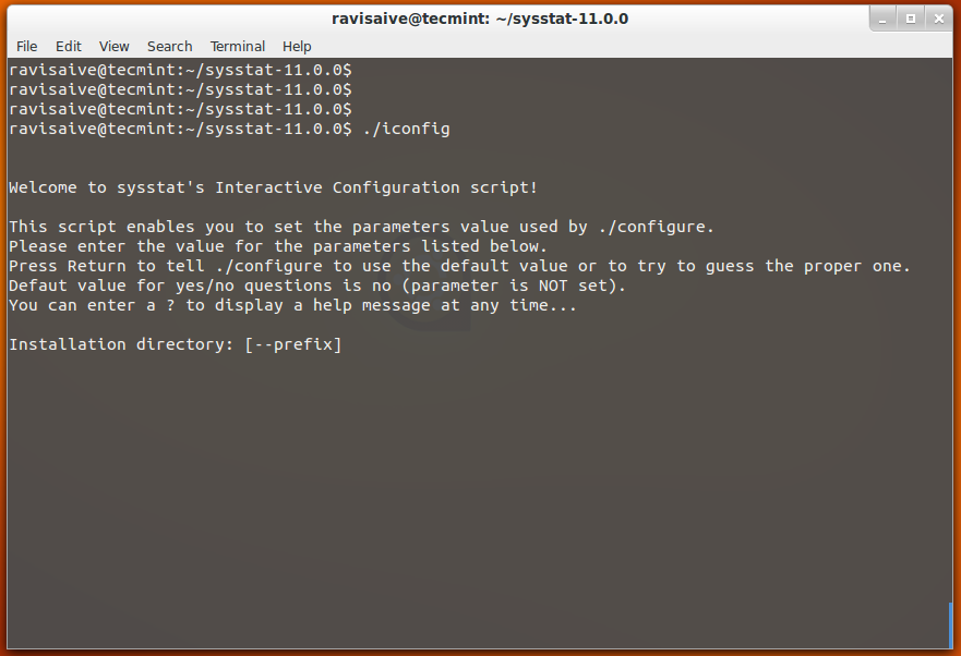 sysstat的iconfig命令 sysstat的iconfig命令