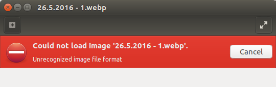 GNOME 图片查看器不支持 WebP 图片 GNOME 图片查看器不支持 WebP 图片
