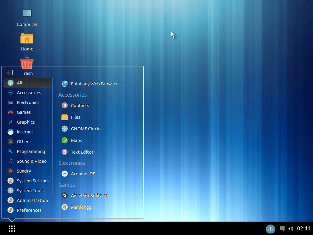 Budgie æ¡é¢ç¯å¢