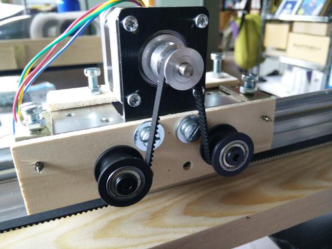 电机上的皮带路由 电机上的皮带路由