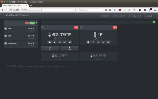 CraftBeerPi (photo by Christopher Aedo. CC BY-SA 4.0) CraftBeerPi (photo by Christopher Aedo. CC BY-SA 4.0)
