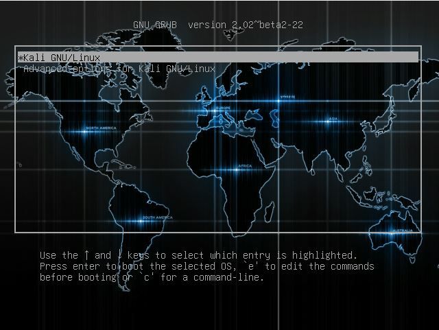 Change GRUB background in Kali Linux - blackMORE OPs -10