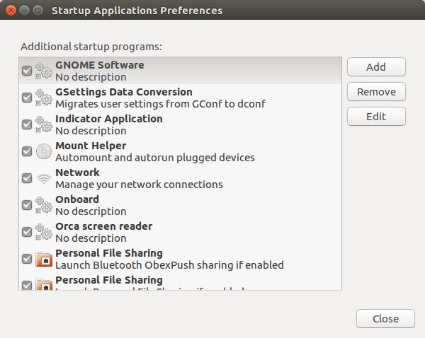 ubuntu startup application