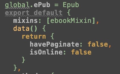 阅读器mixins应用