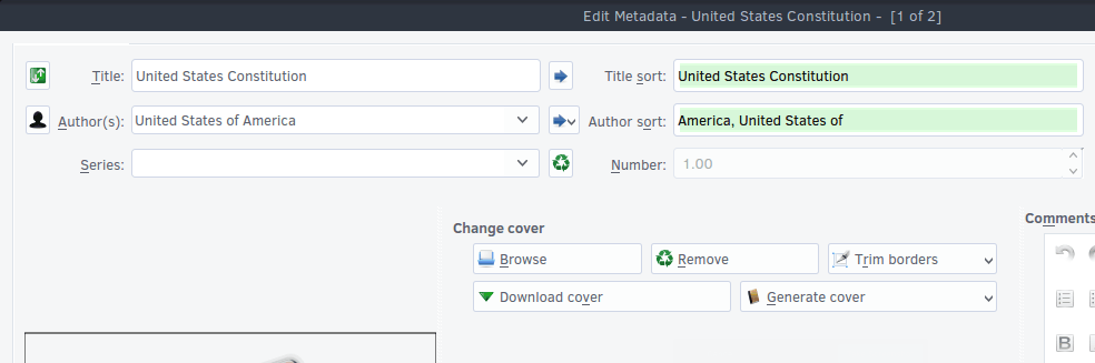 creating ebooks with Calibre in Linux