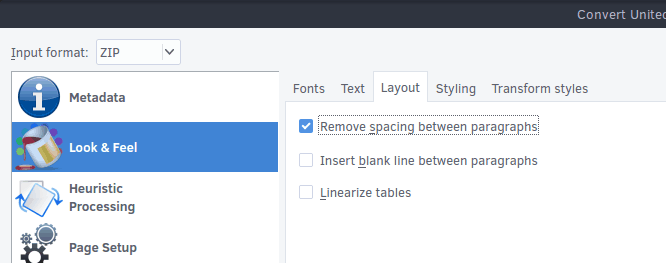creating ebooks with Calibre in Linux - 4