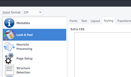 creating ebooks with Calibre in Linux - 8