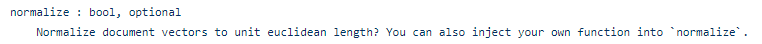 normalize参数的说明
