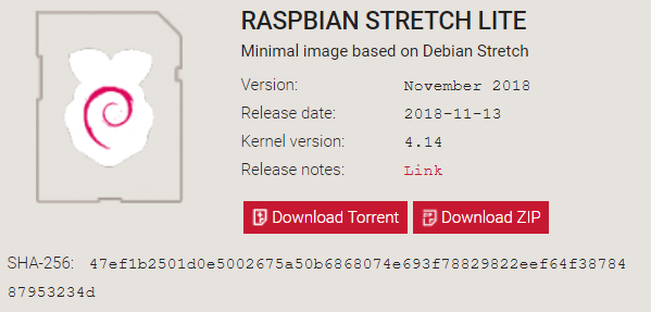 RASPBIAN STRETCH LITE