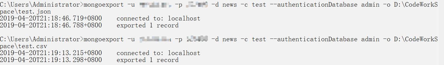{% asset_img MongoDB导出指定数据库中指定表.png MongoDB导出指定数据库中指定表%}
