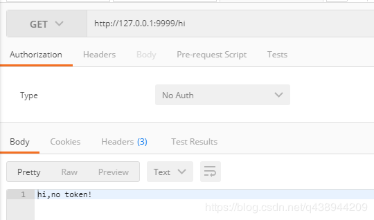 访问不需要TOKEN的服务