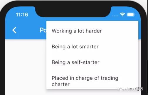 Flutter|超实用简单菜单弹出框PopupMenuButton_ 图片描述