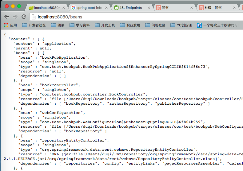/mappings查看URL映射