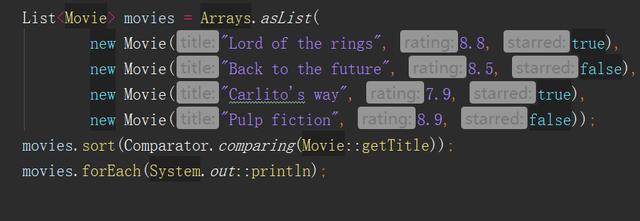 使用Java8的Comparator排序List对象集合