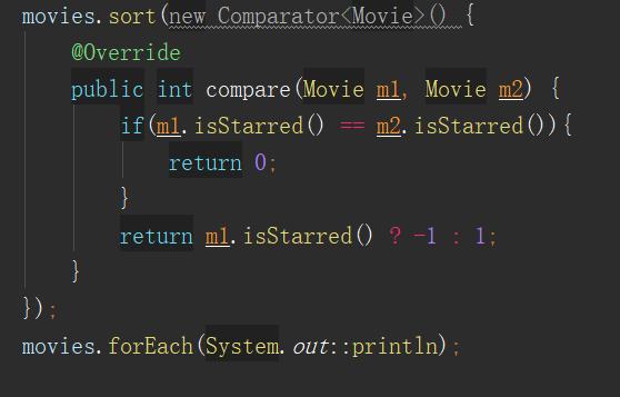 使用Java8的Comparator排序List对象集合