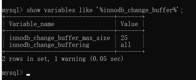 Change Buffer 参数