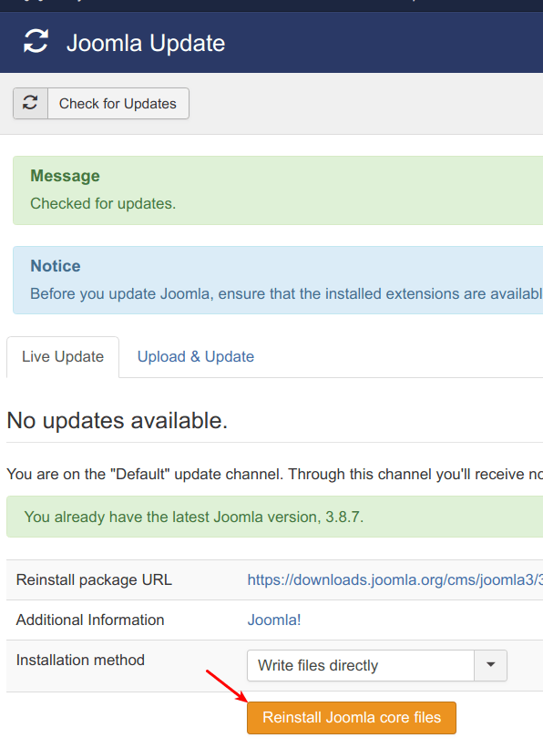 如何在Joomla中重置用户密码？