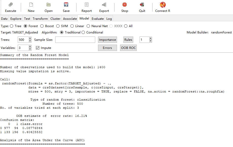 R语言数据挖掘实践——Rattle模型评估案例实战