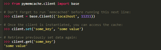 Python + Memcached:在分布式应用程序中实现高效缓存