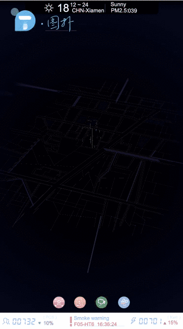 基于 WebGL 的 HTML5 楼宇自控 3D 可视化监控