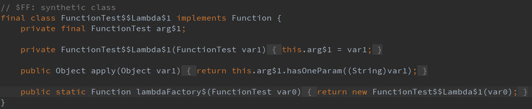 实例方法作为Function函数式接口