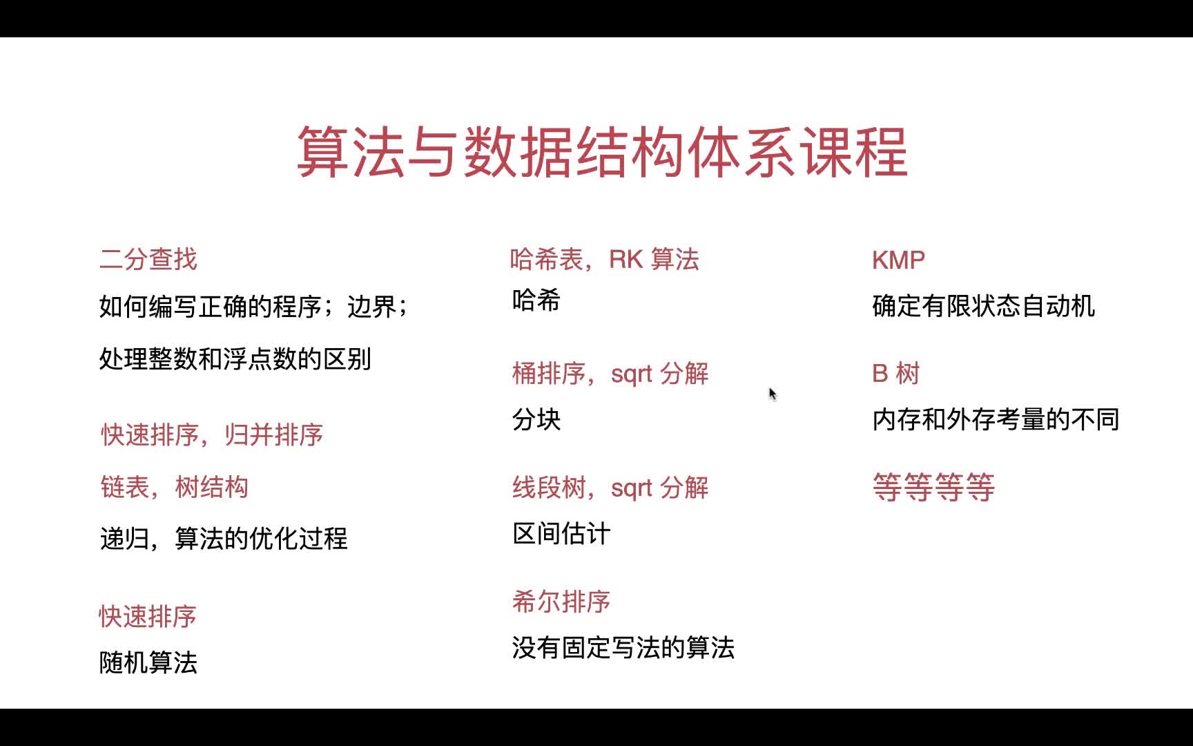 所学内容详细说明