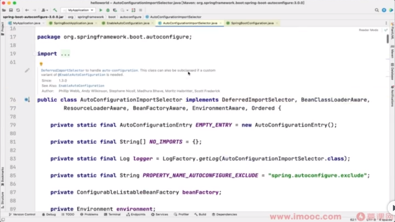 AutoConfigurationImportSelector