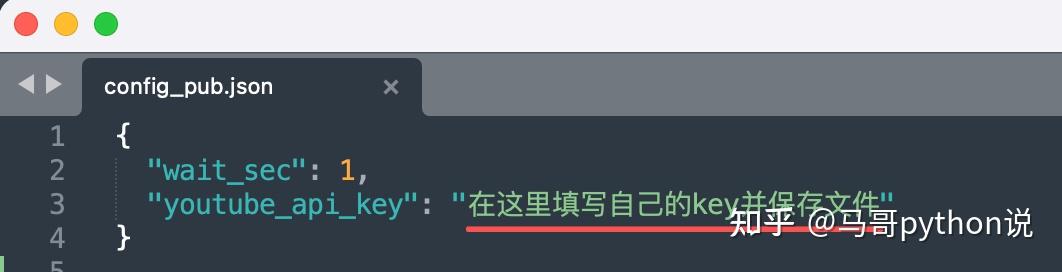 配置个人API key