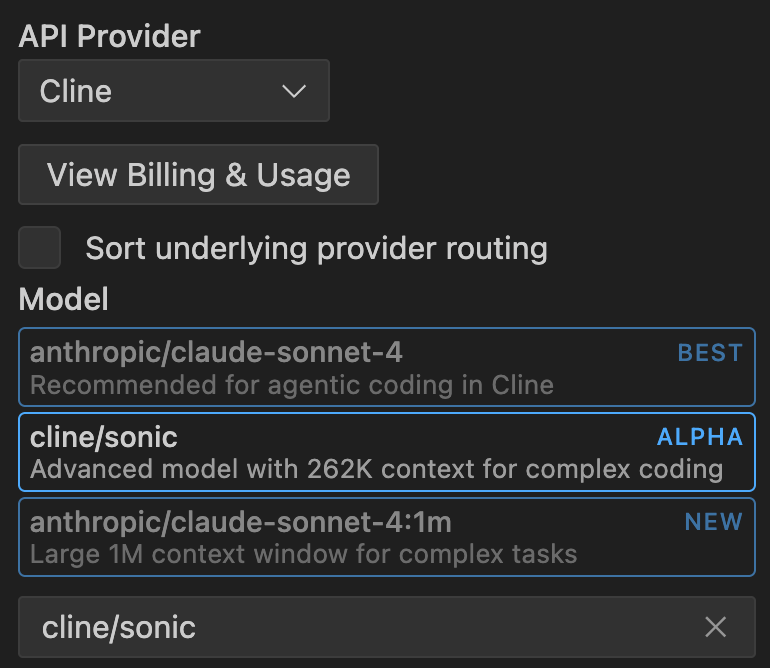 Sonic 模型示意图