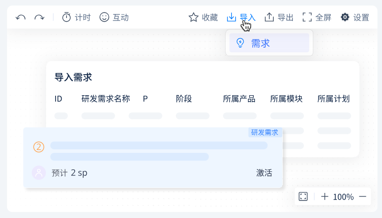 禅道协作白板-创意发散