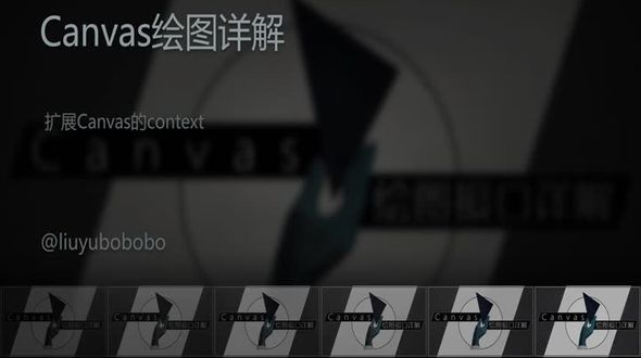 扩展Canvas的context