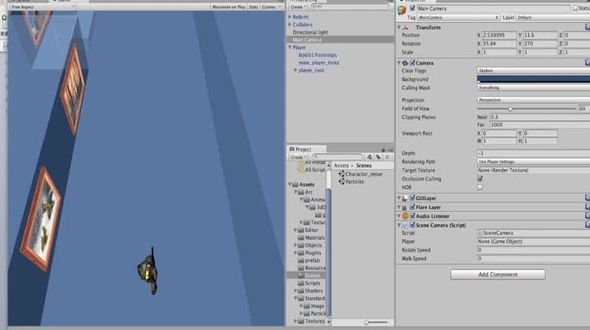 应用脚本控制物体运动-Unity3D角色控制