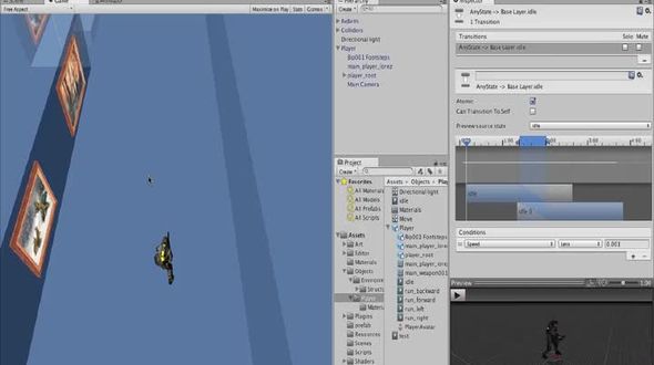动画导入-Unity3D角色控制