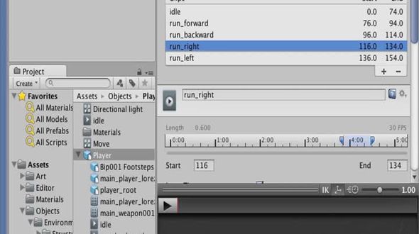 动画应用-Unity3D角色控制